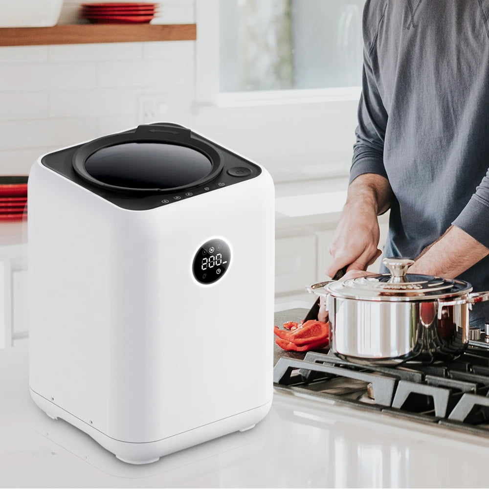 Odorless Smart Kitchen Food Waste Composting Machine 3L Large Capacity Electric Waste Disposal Machine Household Application