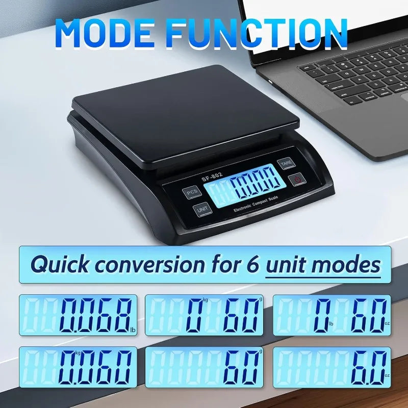 Electronic Scale Household Electronic Kitchen Scale Large Display 30kg/1g Food Scale Baking Cooking Scale Platform Scales