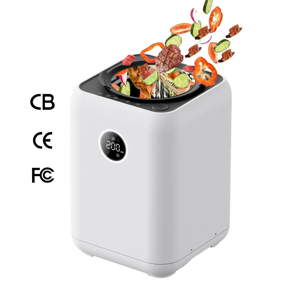 Odorless Smart Kitchen Food Waste Composting Machine 3L Large Capacity Electric Waste Disposal Machine Household Application