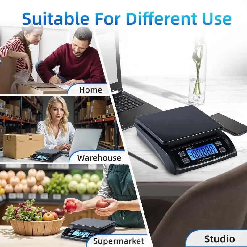 Electronic Scale Household Electronic Kitchen Scale Large Display 30kg/1g Food Scale Baking Cooking Scale Platform Scales